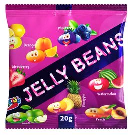 Желейні драже "Jelly Beans", фруктове асорті, 600 г (700137)