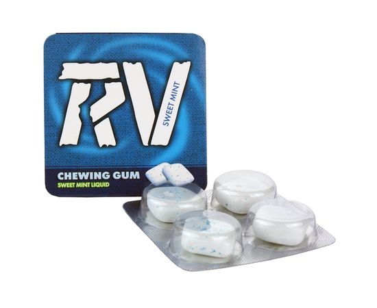 Жувальна гумка "RV", м’ята, 168 г (700380)Жувальна гумка "RV", м’ята, 168 г (700380)[image_num]