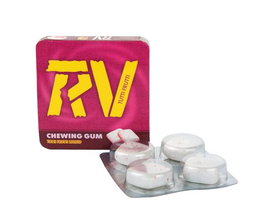 Жувальна гумка "RV", тутті-фрутті, 168 г (700397)Жувальна гумка "RV", тутті-фрутті, 168 г (700397)[image_num]