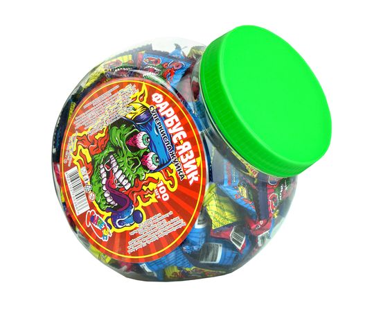 Жувальна гумка "Фарбує язик", 400 г (700373)Жувальна гумка "Фарбує язик", 400 г (700373)[image_num]