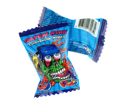 Жувальна гумка "Фарбує язик", 400 г (700373)Жувальна гумка "Фарбує язик", 400 г (700373)[image_num]