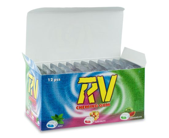 Жувальна гумка "RV", асорті 168 г (700400)Жувальна гумка "RV", асорті 168 г (700400)[image_num]