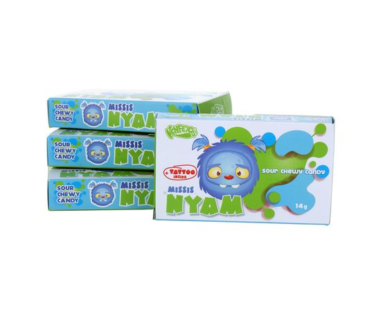 Жевательное драже "Missis Nyam", sticker-тату внутри, 336 г (700526)Жевательное драже "Missis Nyam", sticker-тату внутри, 336 г (700526)[image_num]